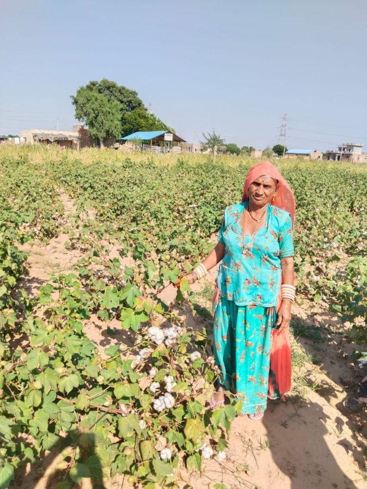 Jamna Devi At Her Farm